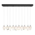 Hubbardton Forge Chrysalis 10 Light Small Crystal Pendant Model: 131143-SKT-STND-82-WP0754