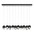 Hubbardton Forge Chrysalis 10 Light Small Crystal Pendant Model: 131143-SKT-STND-82-WP0754