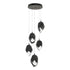 Hubbardton Forge Chrysalis 5 Light Large Crystal Pendant Model: 131138-SKT-STND-82-WP0755