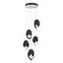 Hubbardton Forge Chrysalis 5 Light Large Crystal Pendant Model: 131138-SKT-STND-82-WP0755