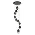 Hubbardton Forge Chrysalis 9 Light Large Crystal Pendant Model: 131141-SKT-LONG-20-BP0755