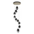 Hubbardton Forge Chrysalis 9 Light Large Crystal Pendant Model: 131141-SKT-LONG-20-BP0755