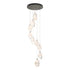 Hubbardton Forge Chrysalis 9 Light Large Crystal Pendant Model: 131141-SKT-LONG-20-BP0755