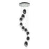 Hubbardton Forge Chrysalis 9 Light Large Crystal Pendant Model: 131141-SKT-LONG-20-BP0755