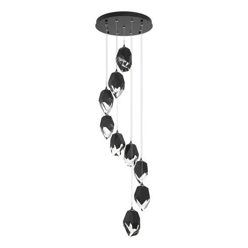 Hubbardton Forge Chrysalis 9 Light Large Crystal Pendant Model: 131141-SKT-STND-82-BP0755