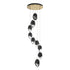 Hubbardton Forge Chrysalis 9 Light Large Crystal Pendant Model: 131141-SKT-STND-82-BP0755