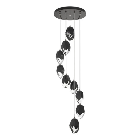 Hubbardton Forge Chrysalis 9 Light Large Crystal Pendant Model: 131141-SKT-STND-82-BP0755