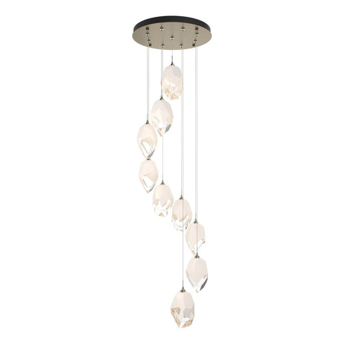 Hubbardton Forge Chrysalis 9 Light Large Crystal Pendant Model: 131141-SKT-STND-82-BP0755