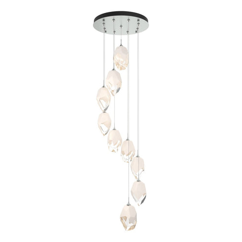 Hubbardton Forge Chrysalis 9 Light Large Crystal Pendant Model: 131141-SKT-STND-82-BP0755