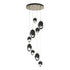 Hubbardton Forge Chrysalis 9 Light Mixed Crystal Pendant Model: 131142-SKT-STND-82-WP0756