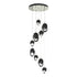 Hubbardton Forge Chrysalis 9 Light Mixed Crystal Pendant Model: 131142-SKT-STND-82-WP0756