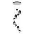 Hubbardton Forge Chrysalis 9 Light Mixed Crystal Pendant Model: 131142-SKT-STND-82-WP0756