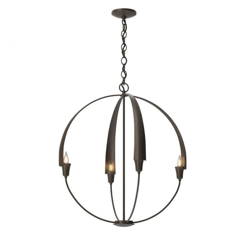 Hubbardton Forge Cirque Large Chandelier Model: 104203-SKT-93