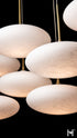 Hubbardton Forge Clouds 10 Light Pendant in Modern Brass Finish Model: 131148-SKT-STND-86-GS0818