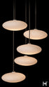 Hubbardton Forge Clouds 5 Light Pendant in Dark Smoke Finish Model: 131146-SKT-STND-07-GS0818