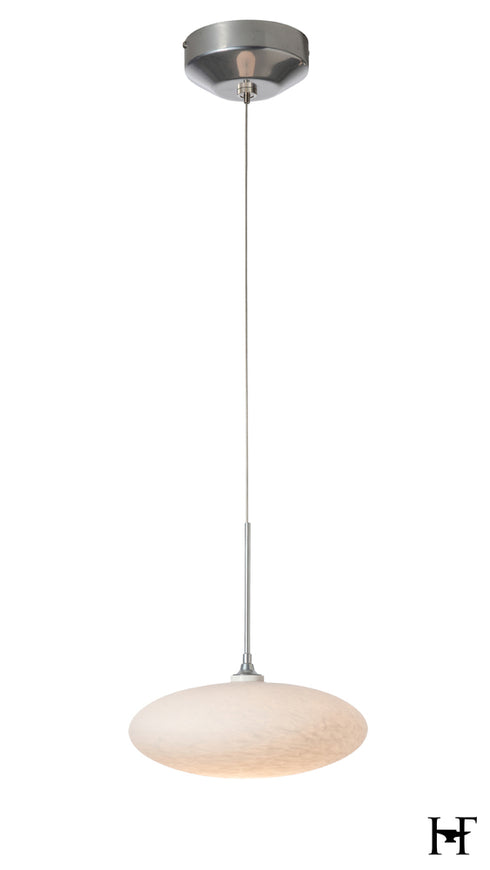 Hubbardton Forge Clouds Low Voltage Mini Pendant in Sterling Finish Model: 161190-SKT-STND-85-GS0818