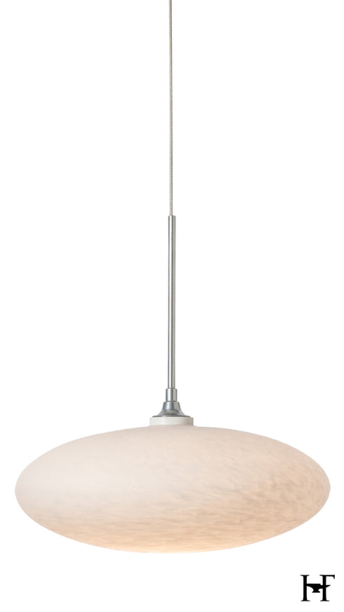 Hubbardton Forge Clouds Low Voltage Mini Pendant in Sterling Finish Model: 161190-SKT-STND-85-GS0818
