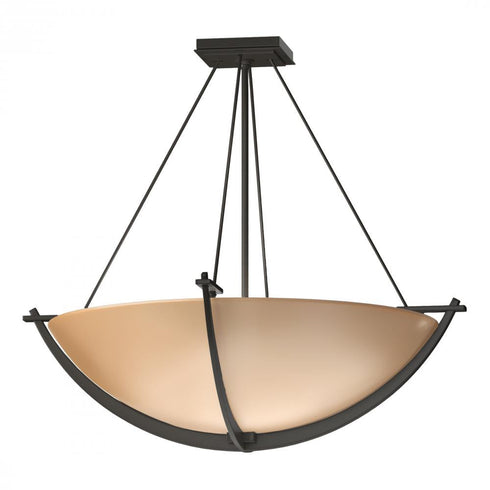 Hubbardton Forge Compass Large Semi Flush Model: 124560-SKT-25-SS0054