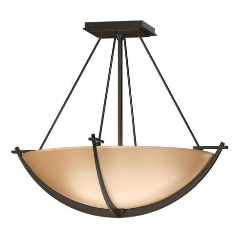 Hubbardton Forge Compass Small Semi Flush Model: 124555-SKT-25-SS0020