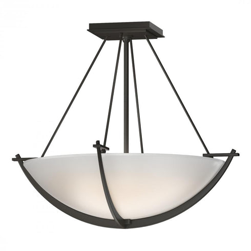 Hubbardton Forge Compass Small Semi Flush Model: 124555-SKT-25-SS0020