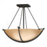 Hubbardton Forge Compass Small Semi Flush Model: 124555-SKT-25-SS0020
