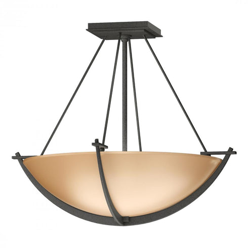 Hubbardton Forge Compass Small Semi Flush Model: 124555-SKT-25-SS0020