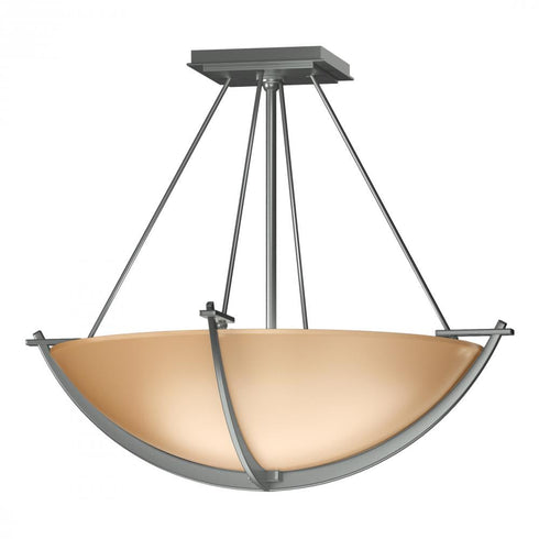 Hubbardton Forge Compass Small Semi Flush Model: 124555-SKT-25-SS0020