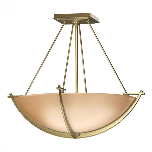 Hubbardton Forge Compass Small Semi Flush Model: 124555-SKT-86-SS0020
