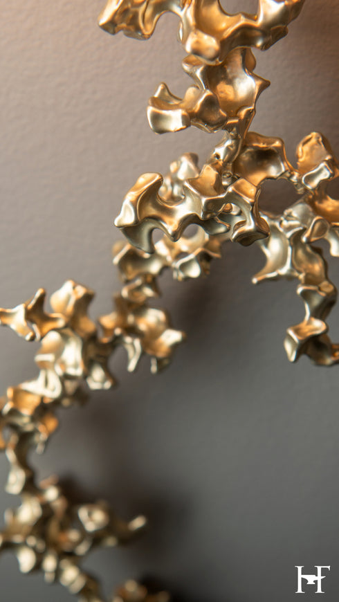 Hubbardton Forge Coral Sconce in Modern Brass Finish Model: 402036-SKT-86-SF1692
