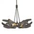 Hubbardton Forge Corona Brass Accent Pendant Model: 136502-SKT-MULT-05-BR-YE0352