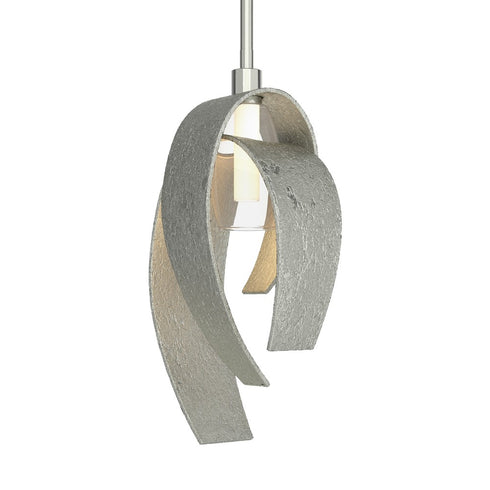 Hubbardton Forge Corona Large Mini Pendant in Bronze Finish Model: 186530-SKT-MULT-05-YE0377
