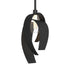 Hubbardton Forge Corona Large Mini Pendant in Bronze Finish Model: 186530-SKT-MULT-05-YE0377