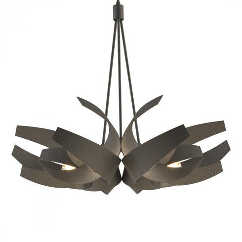Hubbardton Forge Corona Large Pendant Model: 136505-SKT-MULT-14-YE0377