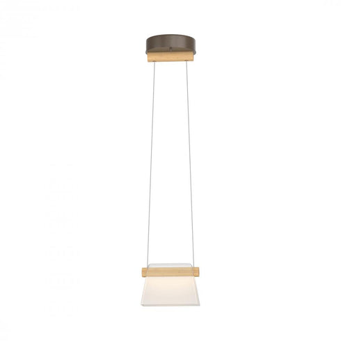 Hubbardton Forge Cow Bell Cowbell LED Mini Pendant in Bronze Finish Model: 151060-LED-STND-05-WD-YE0560