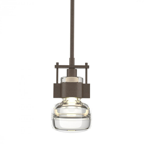 Hubbardton Forge Cuff Small Mini Pendant in Bronze Finish Model: 187300-SKT-MULT-05-ZM0435
