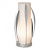 Hubbardton Forge Dahlia Cylindrical Table Lamp in Sterling Finish Model: 272104-SKT-85-GG0037