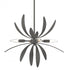 Hubbardton Forge Dahlia Mini Pendant in Bronze Finish Model: 184350-SKT-MULT-05