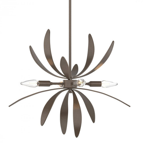 Hubbardton Forge Dahlia Mini Pendant in Bronze Finish Model: 184350-SKT-MULT-05