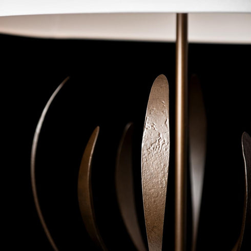 Hubbardton Forge Dahlia Table Lamp in Bronze Finish Model: 272105-SKT-05-SF2210