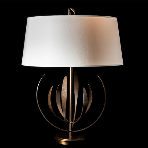 Hubbardton Forge Dahlia Table Lamp in Bronze Finish Model: 272105-SKT-05-SF2210