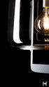 Hubbardton Forge Dane Lantern in Sterling Finish Model: 187465-SKT-MULT-85-ZM0839