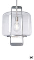 Hubbardton Forge Dane Lantern in Sterling Finish Model: 187465-SKT-MULT-85-ZM0839
