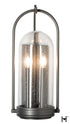 Hubbardton Forge Davis Medium Outdoor Sconce in Coastal Natural Iron Finish Model: 305212-SKT-20-II0825