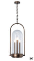 Hubbardton Forge Davis Outdoor Lantern in Coastal Bronze Finish Model: 365213-SKT-75-II0826