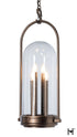 Hubbardton Forge Davis Outdoor Lantern in Coastal Bronze Finish Model: 365213-SKT-75-II0826