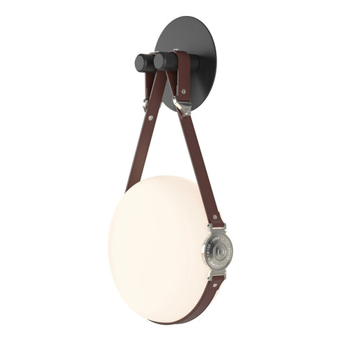 Hubbardton Forge Derby LED Sconce in Black Finish Model: 201030-LED-10-24-LB-HF-GG0672