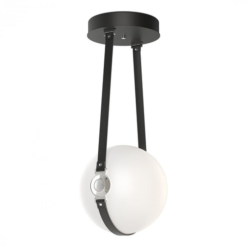Hubbardton Forge Derby Small Semi Flush Model: 121047-LED-10-24-LC-NL-GG0670