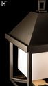 Hubbardton Forge Dorset Dark Sky Friendly Post Light in Coastal Dark Smoke Finish Model: 345203-SKT-77-GG0833
