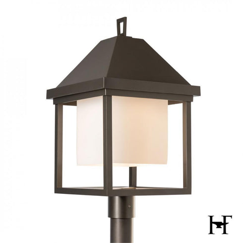 Hubbardton Forge Dorset Dark Sky Friendly Post Light in Coastal Dark Smoke Finish Model: 345203-SKT-77-GG0833