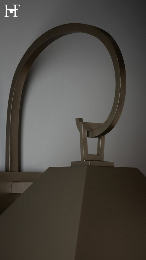 Hubbardton Forge Dorset Large Dark Sky Friendly Outdoor Sconce in Coastal Dark Smoke Finish Model: 305203-SKT-77-II0833